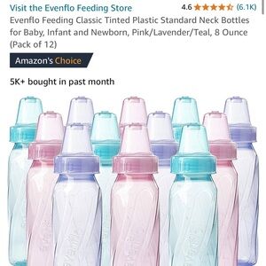 Evenflo 8 ounce bottles
